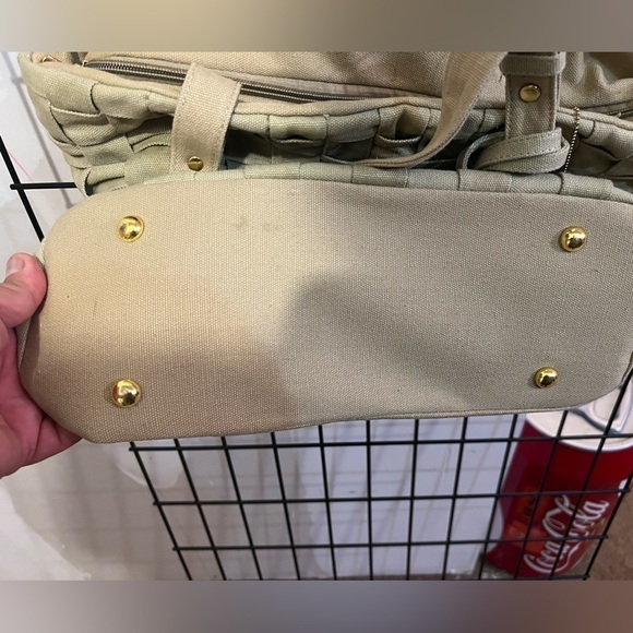 Big Budda Light Brown Canvas Tote - Picture 8 of 8